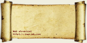 Milena Nedić vizit kartica